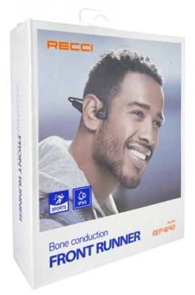 Беспроводные наушники для спорта Recci REP-W40 BT5.2/150mAh/6ч черные
