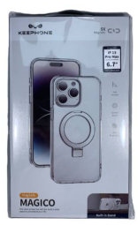 Накладка для i-Phone 15 Pro Max Keephone Magico Magsafe прозрачный