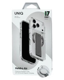 Накладка для i-Phone 17 Pro Uniq Heldro Air Magsafe серая