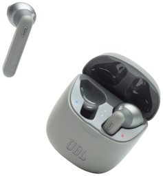 Беспроводные наушники TWS JBL TUNE 225TWS, Bluetooth, серо-оранжевый (JBLT225TWSGHOSTORG)