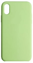 Чехол-накладка  i-Phone X/XS Silicone icase  №01 светло-болотная