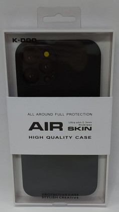 Накладка для i-Phone 12 Pro Max 6.7" K-Doo Air Skin пластик черная
