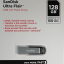 3.0 USB флеш накопитель SanDisk 128GB Ultra Flair (SDCZ73-128G-G46) металл чер/серебро