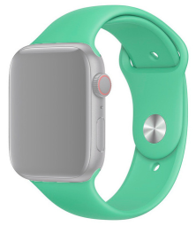 Сменный браслет силиконовая для Apple Watch 38mm бирюзовый