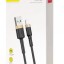 Usb Кабель-зарядка Lightning Baseus Cafule 2A 3м (CALKLF-RV1) черно-золотистый