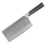 Кухонный нож из дамасской стали Xiaomi Spetime 1-Piece Damascus Kitchen Knife (W01-GS) черный