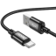Usb Кабель-зарядка Type-C Hoco X89 2,4A 1м в тканевой оплетке черный