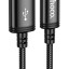Usb Кабель-зарядка Type-C Hoco X89 2,4A 1м в тканевой оплетке черный