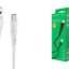 Usb Кабель-зарядка Type-C Borofone BX37 Wieldy 3A 1м в оплётке PVC белый