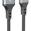 Usb Кабель-зарядка Type-C Hoco X86 3A 1м мягкий силиконовый черный
