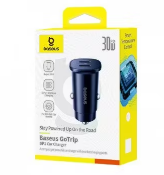 Автомобильное заряд. устр. Baseus GoTrip 2C 30W (C00072300123-01) черное