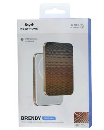 Powerbank магнитный с MagSafe Keephone Brendy 5000mAh коричневый