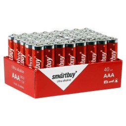 Батарейка алкалиновая Smartbuy LR03/40 bulk (40/960)  SBBA-3A40S