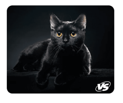 VS Коврик для компьютерной мыши "Cat", Рис.1 (180*220*2 мм), ткань+резиновое основание