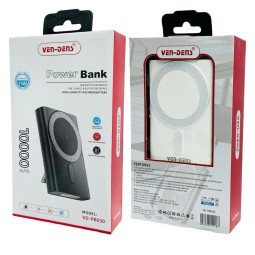 Powerbank с беспроводной зарядкой MagSafe Ven-Dens PB030 10000mAh USB-C 15W/20W белый