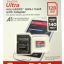 micro SDXC карта памяти SanDisk Ultra 128GB A1 UHS-1 140MB/s c ад. (SDSQUAB-128G-GN6MA)