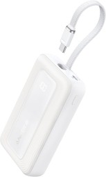 Powerbank Anker Zolo (1688) 10000mAh 30W 1USB/1C с проводом Type-C белый