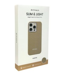 Накладка для i-Phone 15 Pro 6.1" Pitaka Magez Case 5 Aramid Fiber Каньон(canyon)