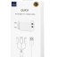 Сетевое зар. устр. WIWU Wi-U003 c шнуром Micro/Type-C/Lightning 2USB 2.1A белое