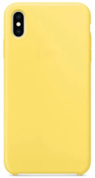 Чехол-накладка  i-Phone X/XS Silicone icase  №04 желтая