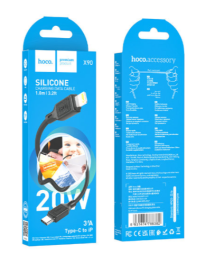 Usb Кабель-зарядка Type-C на Lightning Hoco X90 3A 1м чёрный