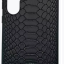 Накладка для Samsung Galaxy S24 Ultra Santa Barbara под кожу чёрная