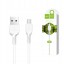 Usb Кабель-зарядка Micro Hoco X20 Flash 2.4A 1м силиконовый белый