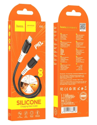 Usb Кабель-зарядка Type-C на Lightning Hoco X82 20W 1м силиконовый черный