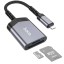 Картридер Hoco HOCO UA25 8 pin - SD/TF 480 Мбит/с 2TB серый