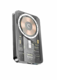 Беспроводное заряд. устр. + Powerbank Hoco Q14 1USB-C 15W 5000mAh черное