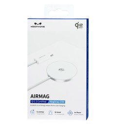 Беспроводное заряд. устр. 3в1 Keephone Airmag KPW-13 Qi2 25W белое