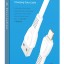 Usb Кабель-зарядка Lightning Hoco X40 Noah 2.4A 1м плоский силиконовый белый