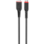 Usb Кабель-зарядка Type-C Hoco X59 3A 1м в тканевой оплётке черный