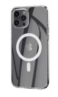 Накладка для i-Phone 12 Pro Max 6.7" Hoco Magnetic case силикон прозрачный