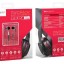 Стереонаушники Bluetooth полноразмерные HOCO W24 Enlighten 1.2м с микрофоном 1.2м красные