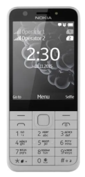Мобильный телефон Nokia 230 RM1172 DS NV белый