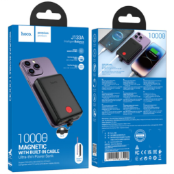 Powerbank магнитный Hoco J133A 10000mAh 2C черный