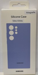 Накладка для Samsung Galaxy S25 Ultra MagSafe Silicone Case синий