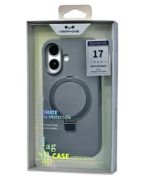 Накладка для i-Phone 17 Keephone Magi Pro MagSnap серый
