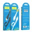 Usb Кабель-зарядка Lightning Hoco X40 Noah 2.4A 1м плоский силиконовый чёрный