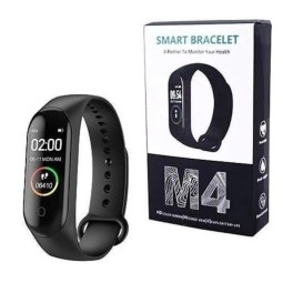 Фитнес-браслет M4 BT4.0/IP65 черный