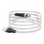 Usb Кабель-зарядка Type-C Hoco X53 Angel silicone 3A 1м плоский силиконовый белый