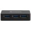 USB 3.0 Хаб Smartbuy 6000, 4 порта, черный (SBHA-6000-K)