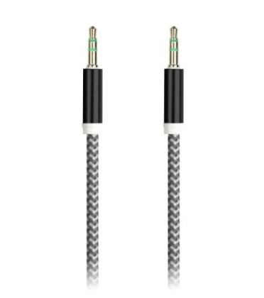 Аудиокабель AUX 3.5мм Smartbuy Straight (A-35-35box black) 1м черный
