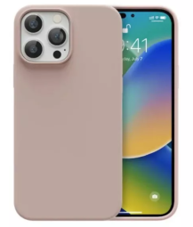 Чехол-накладка  i-Phone 14 Pro Silicone icase  №19 песочно-розовая