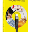 Usb Кабель-зарядка Type-C Hoco X53 Angel silicone 3A 1м плоский силиконовый чёрный