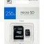 micro SDXC карта памяти Smartbuy 256GB Class 10 80 MB/s (с адаптером SD)
