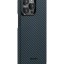 Накладка для i-Phone 15 Pro 6.1" Pitaka MagEZ Case 4 Thin & Light сине-черный.арамид