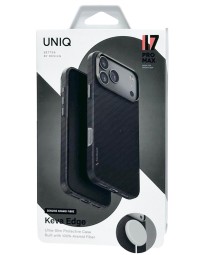 Накладка для i-Phone 17 Pro Max Uniq Keva Edge Magsafe черная