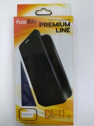 Чехол-книжка для i-Phone 13 Faison CA11 кожаная боковая синяя